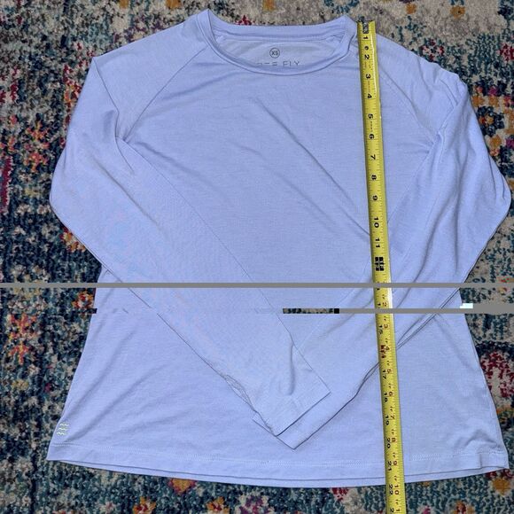 Free Fly Women's Lightweight Long Sleeve Top in Clear Sky Size XS - Picture 5 of 9